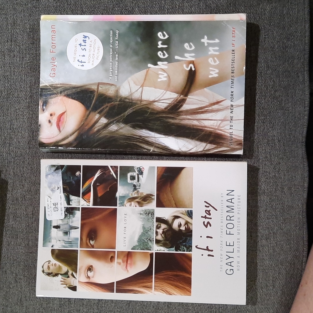 Set of 2 books If I Stay & Where She Went
